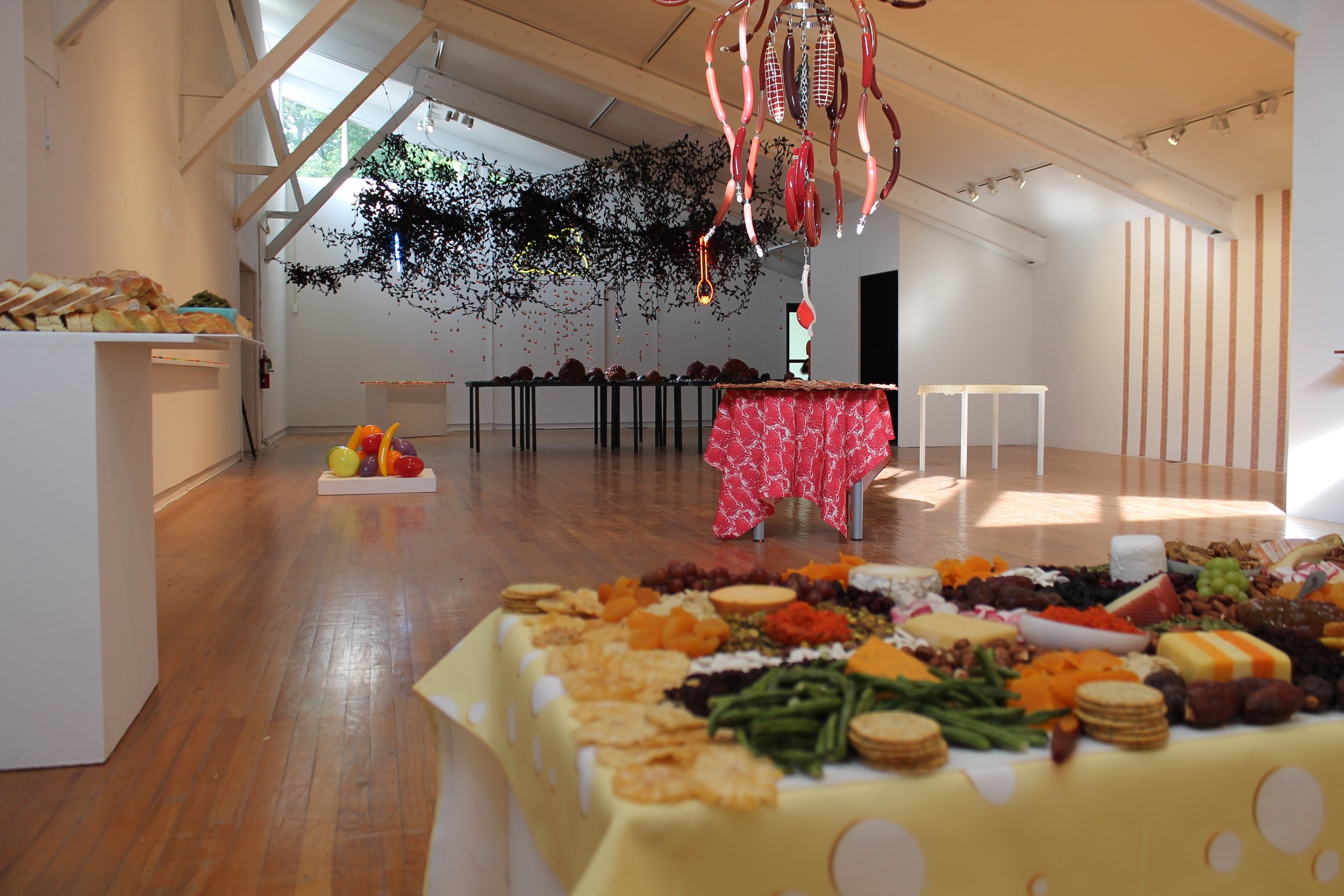 Interactive and edible installation at Rockland Center for the Arts.