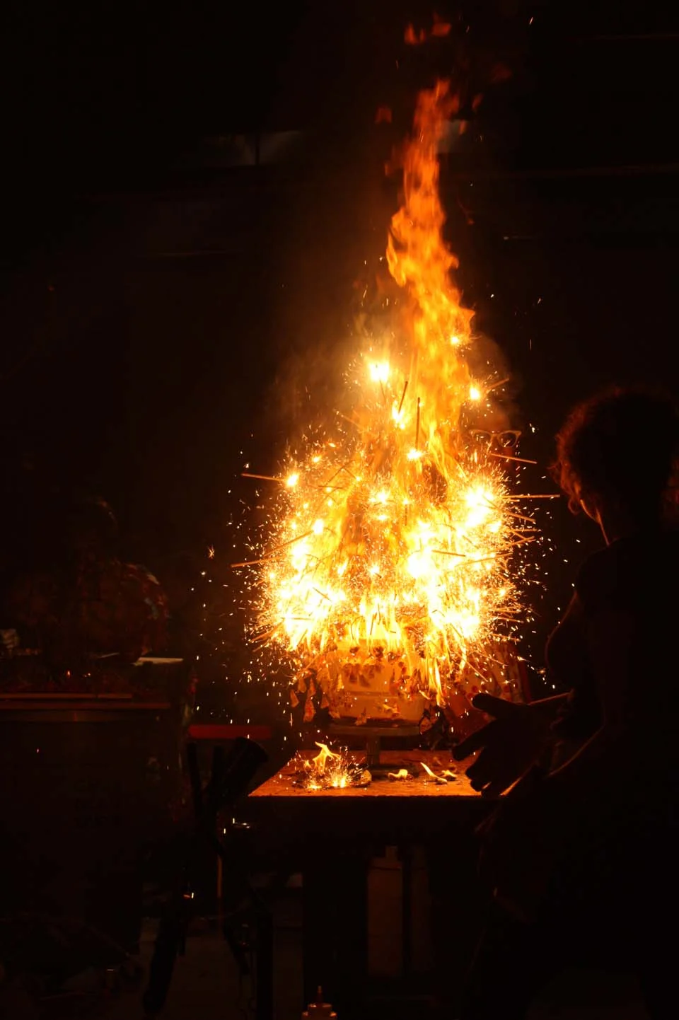 Flaming Marshmallows