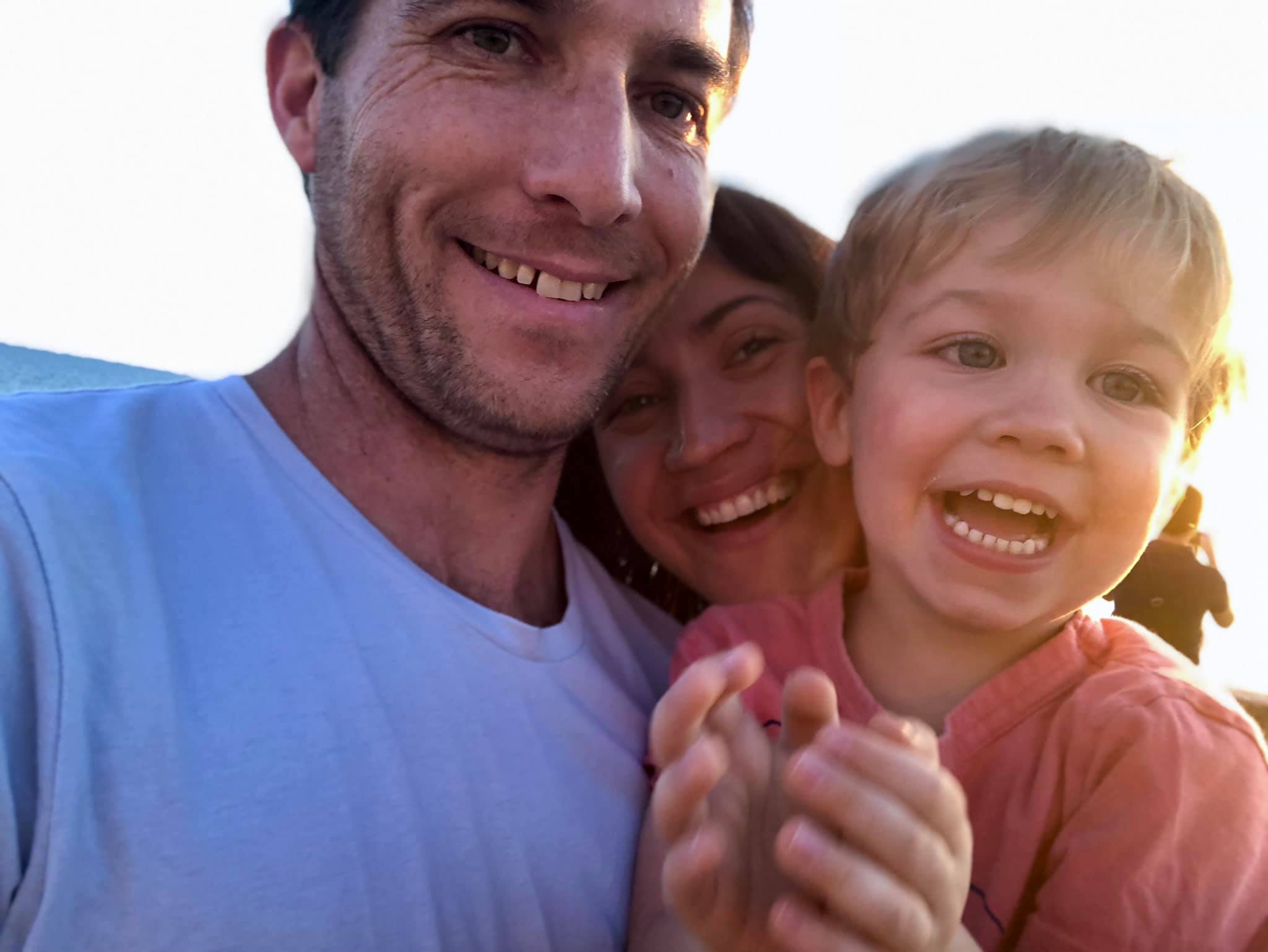 The McCarthy-Summers family in 2018: Dave, Ami and Indy