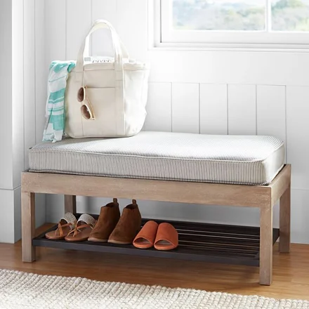  Lucy Entryway Shoe Bench  Client: Pottery Barn  Photo Credit: Williams Sonoma Inc. 