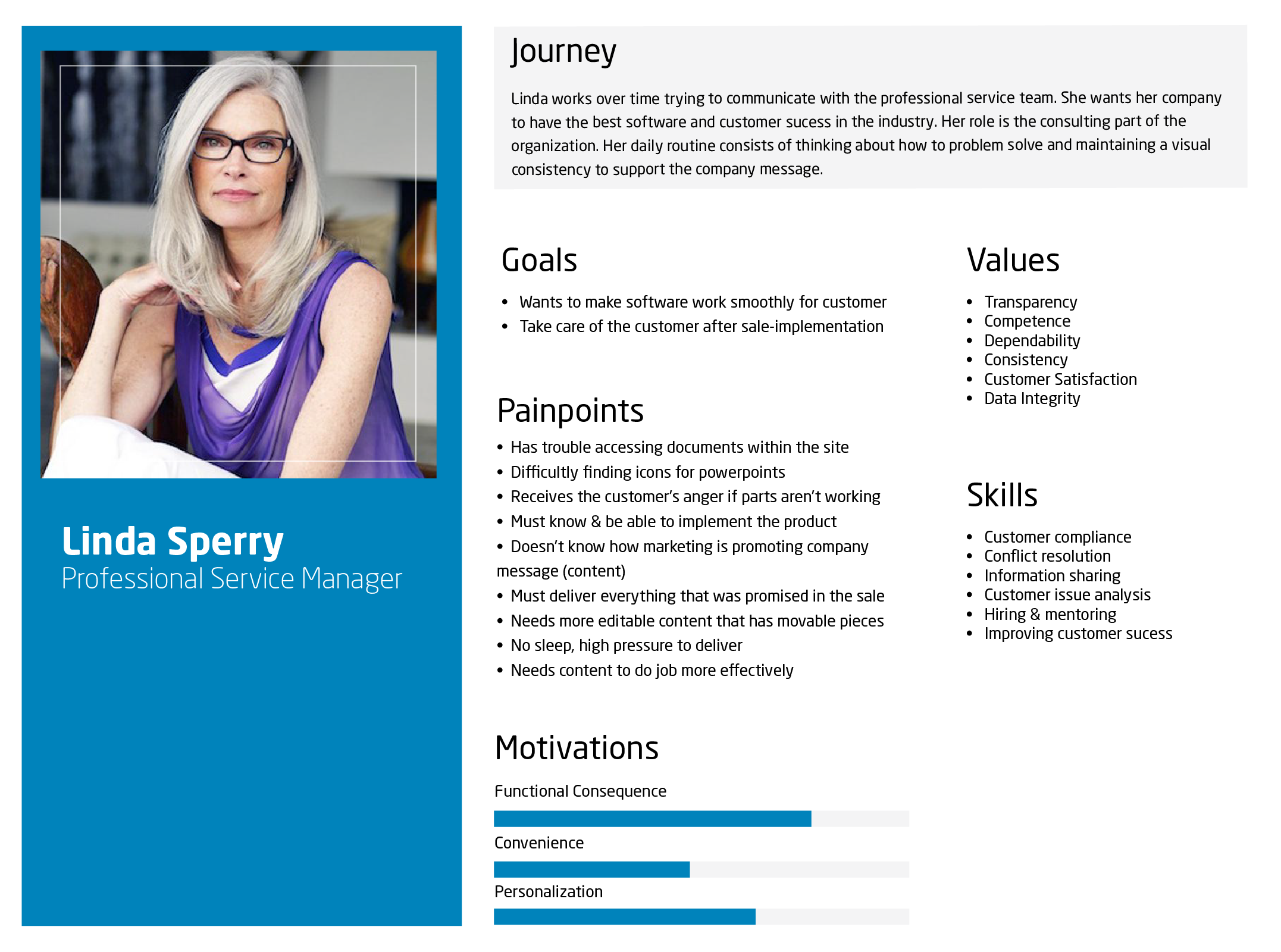 Service Manager Persona
