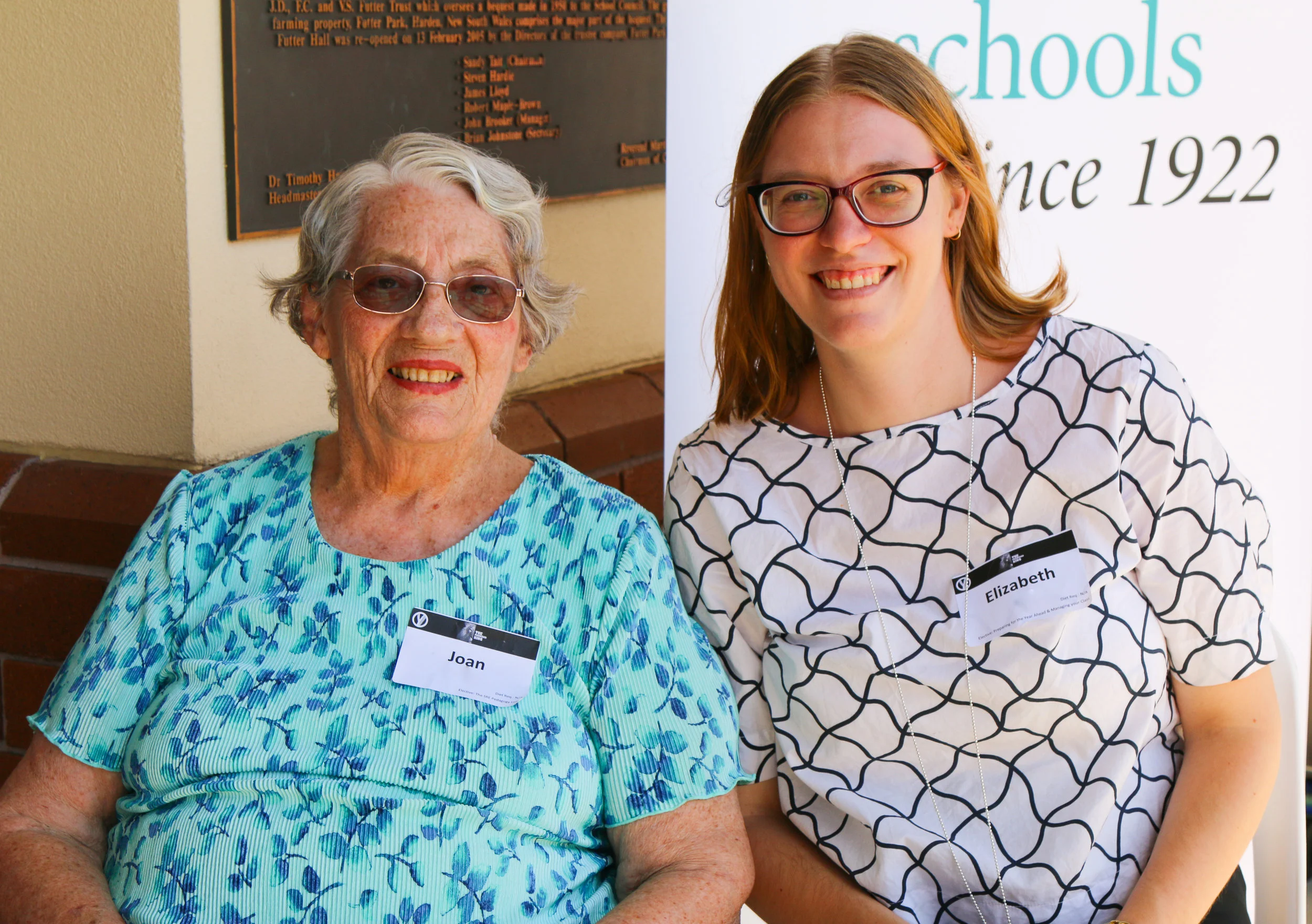 Your support enables Joan (left) and Elizabeth to disciple young people – and help them become strong, faithful, and mature Christians.