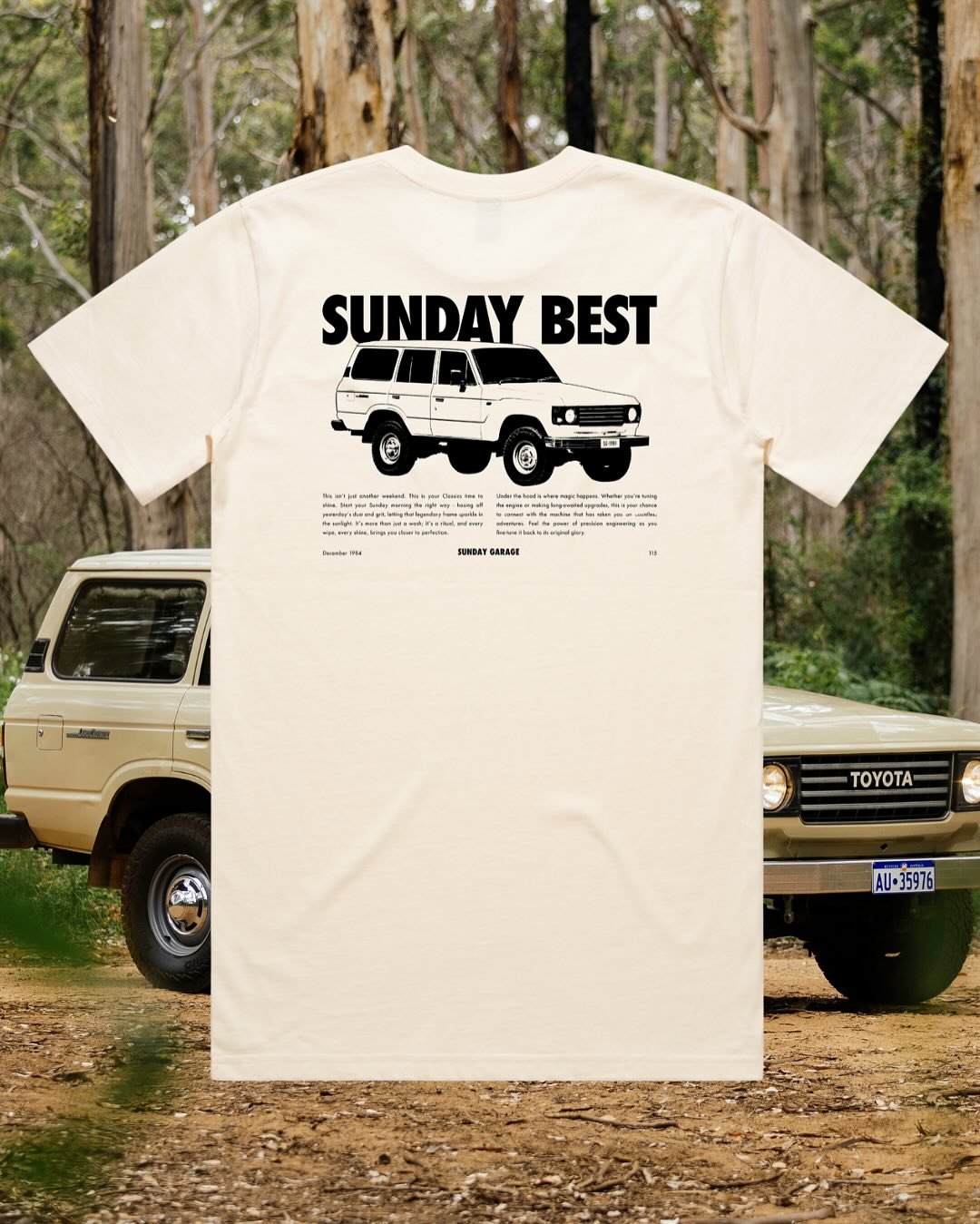 Introducing the 60 Series Ad Tee,inspired by the magazine ads of yesteryear.