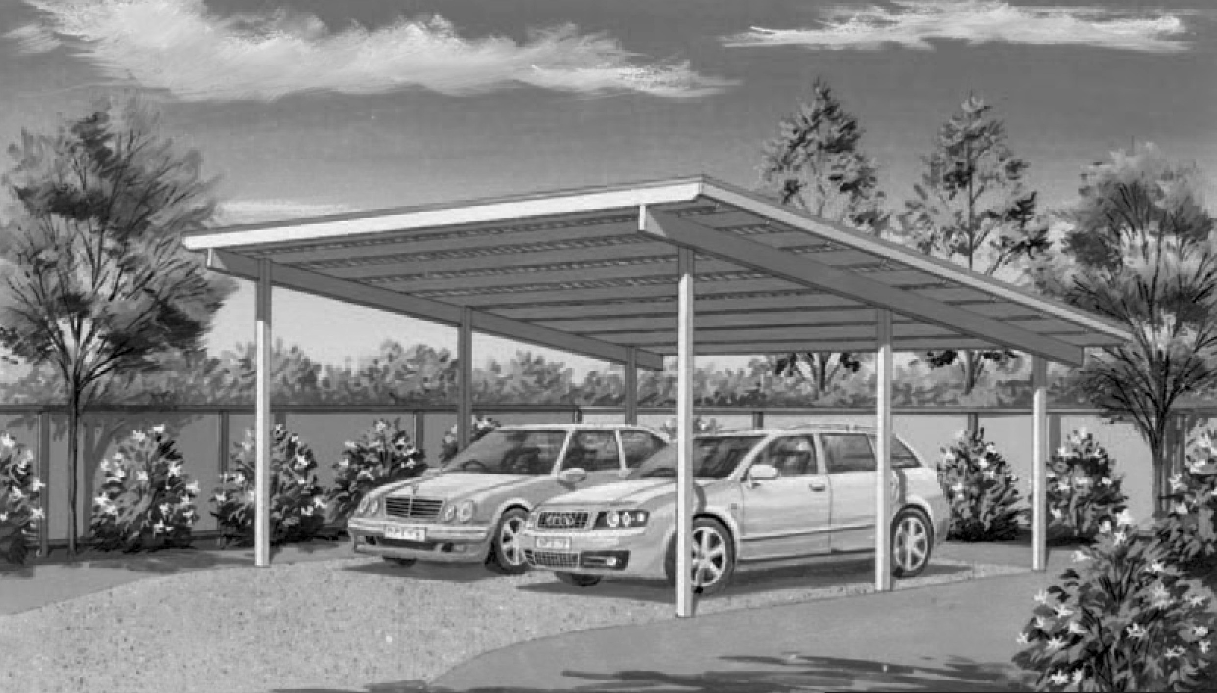 Double Carport H36