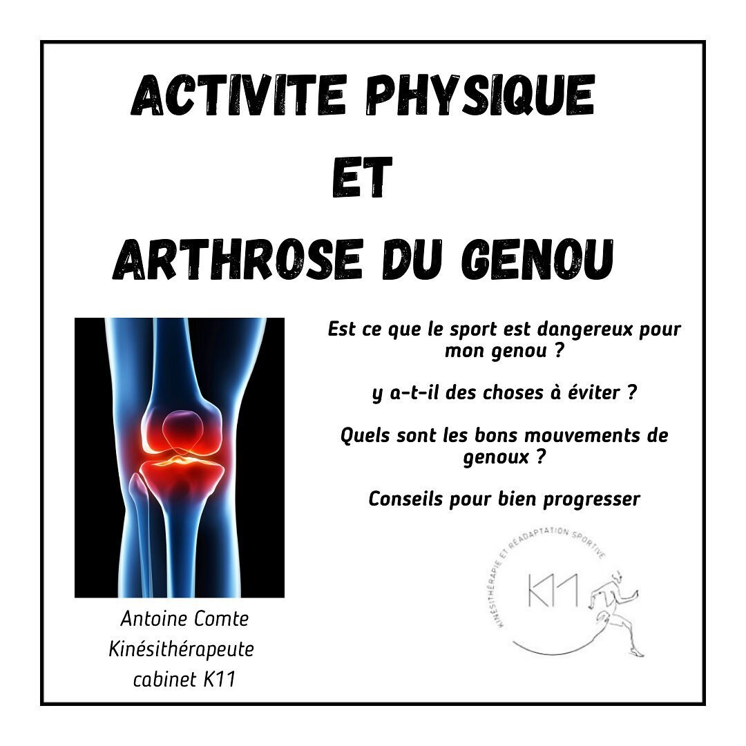 .
🦵L&rsquo;#arthrose de #genou est une #pathologie qui touche beaucoup de monde aujourd&rsquo;hui.
.
💥Les #douleurs qui sont liées à cette arthrose sont très #invalidantes notamment pour les #activitésquotidiennes, et #sportives.
.
🏃On a longt
