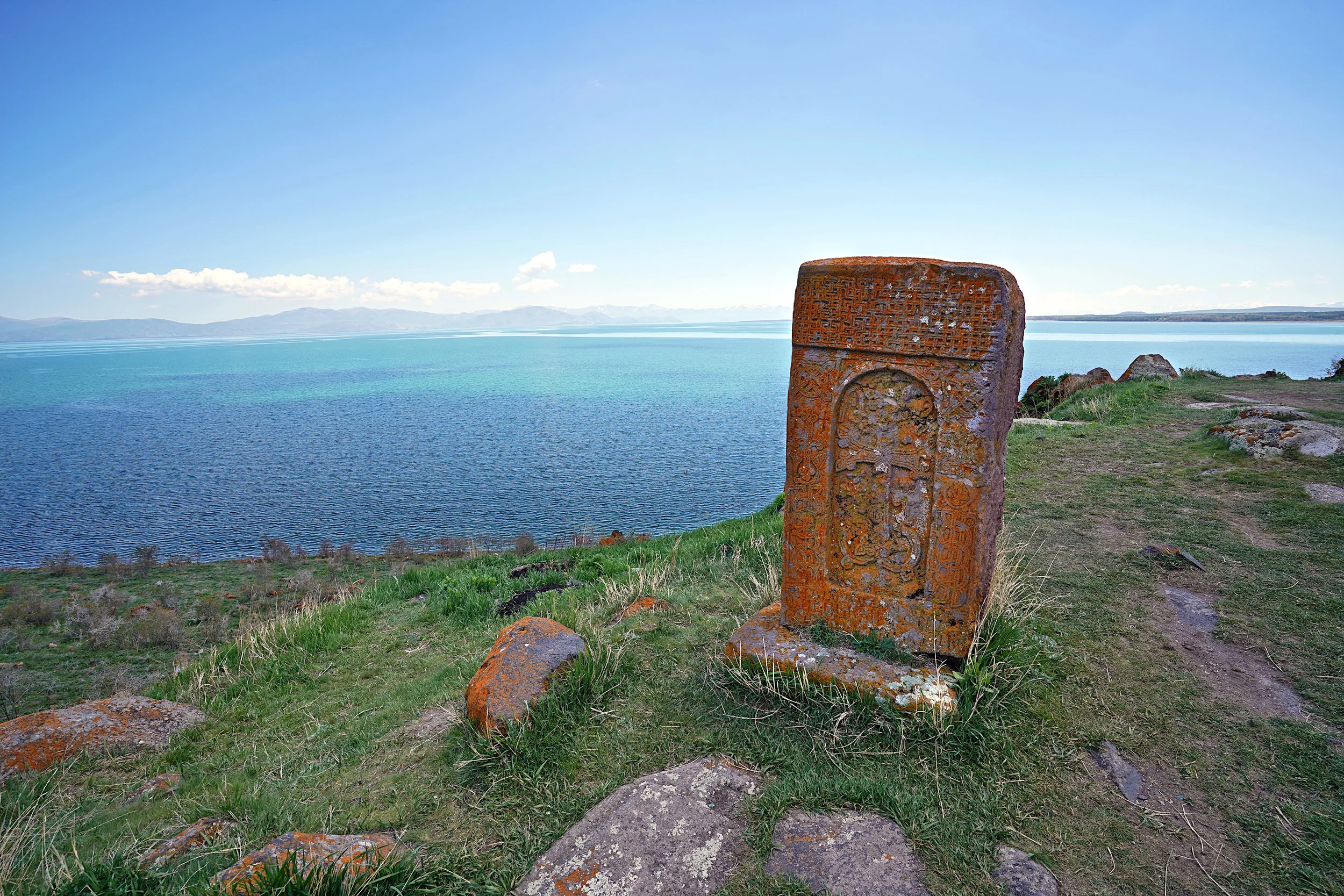 Old tombstone near Sewan lake