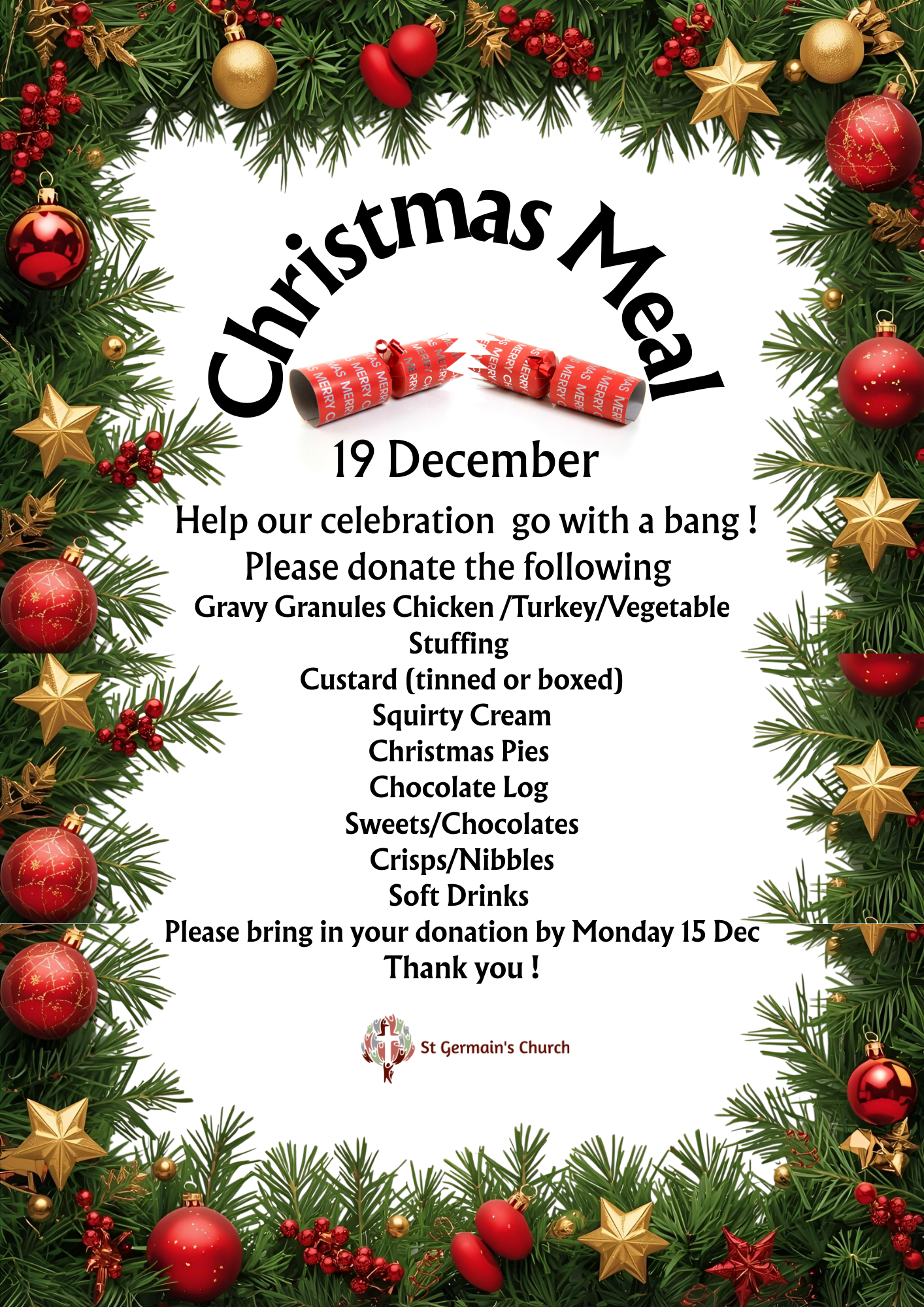 Free Community Christmas Meal in Edgbaston, Birmingham