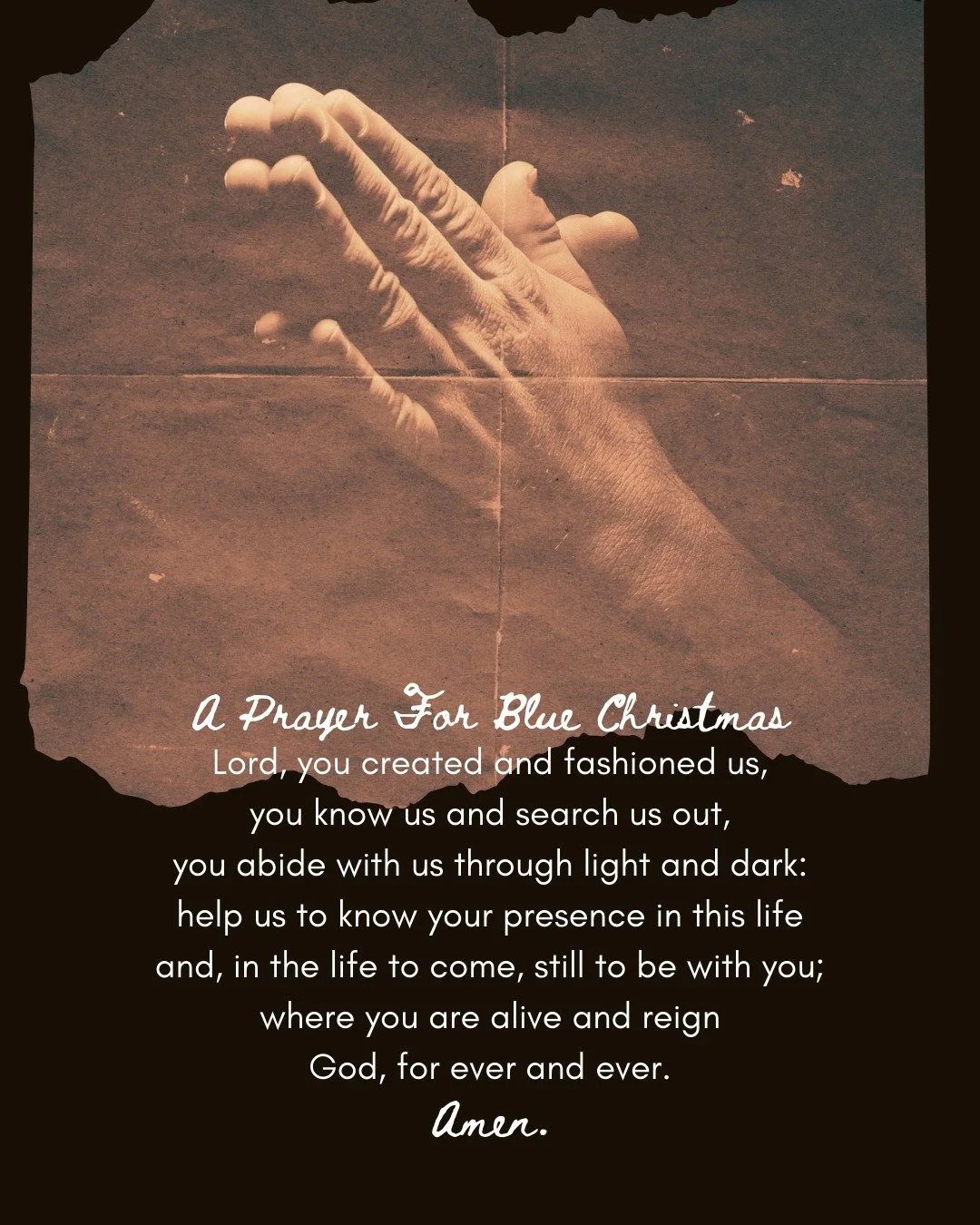 A warm invitation for this Sunday! Anjani Contractor will be joining us to share a beautiful message: "Joy in Connection".

Christmas is a time for hope, but we know it can also be a difficult time for those without family and friends nearb