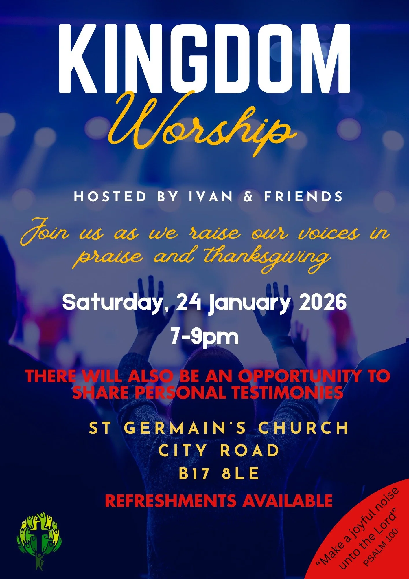 Join us as we raise our voices in praise and thanksgiving

 #worship #churchofengland #Edgbaston