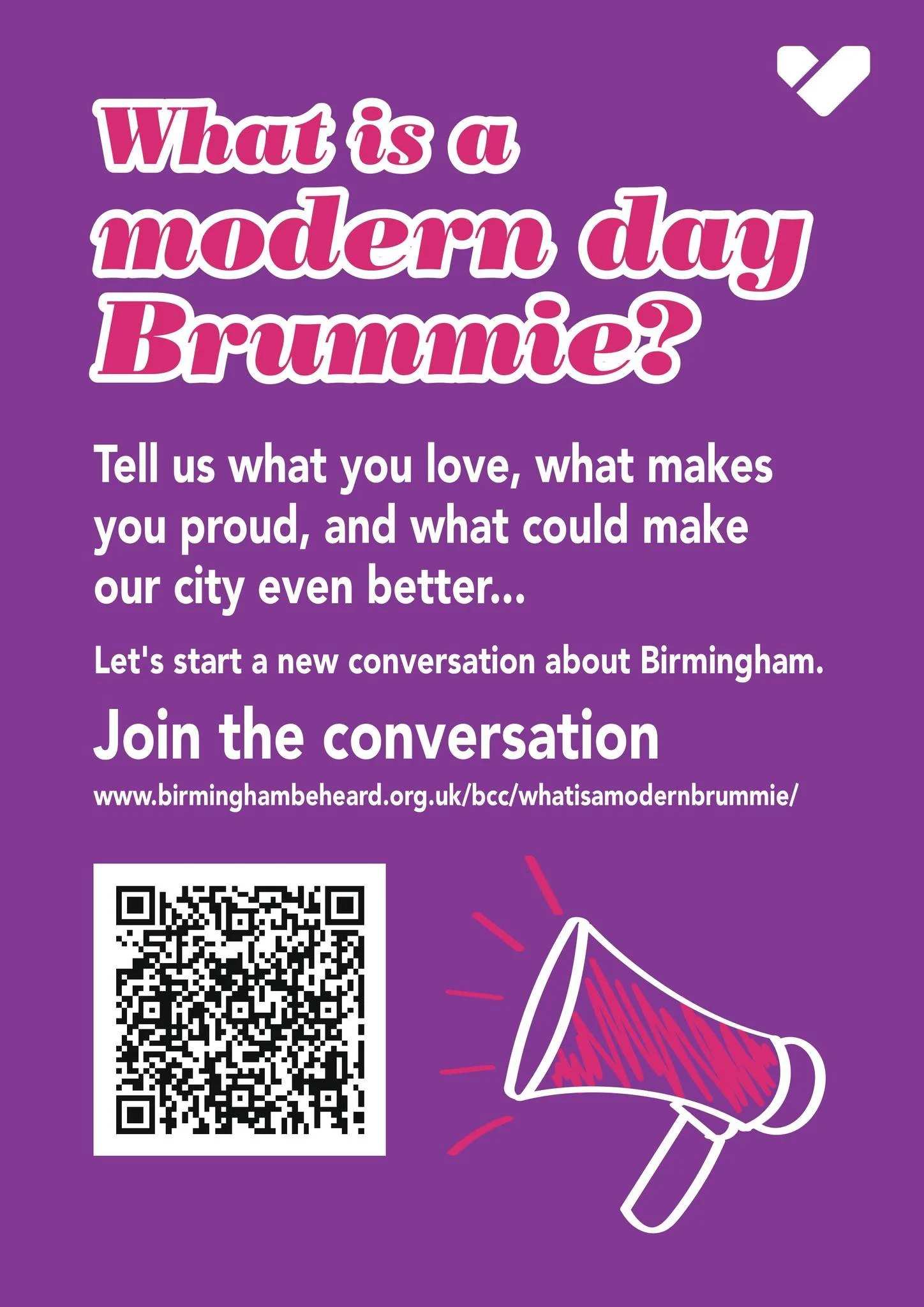 Use the QR code to do the survey from Birmingham City Council

 #birmingham #Edgbaston