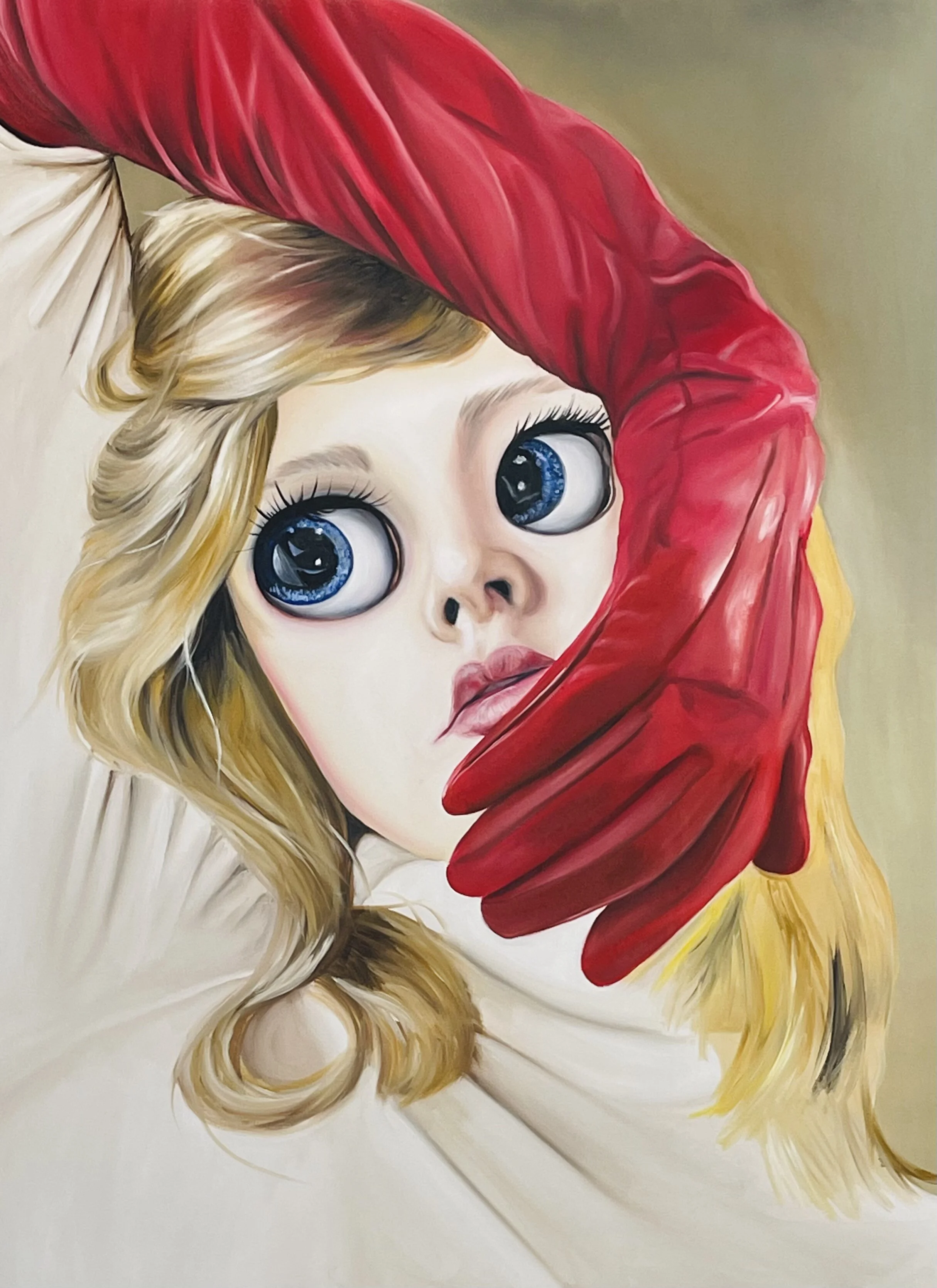 Idealisierte Schönheit: “Prism Angle”, Oil on Canvas 150 x 110 cm.&nbsp;