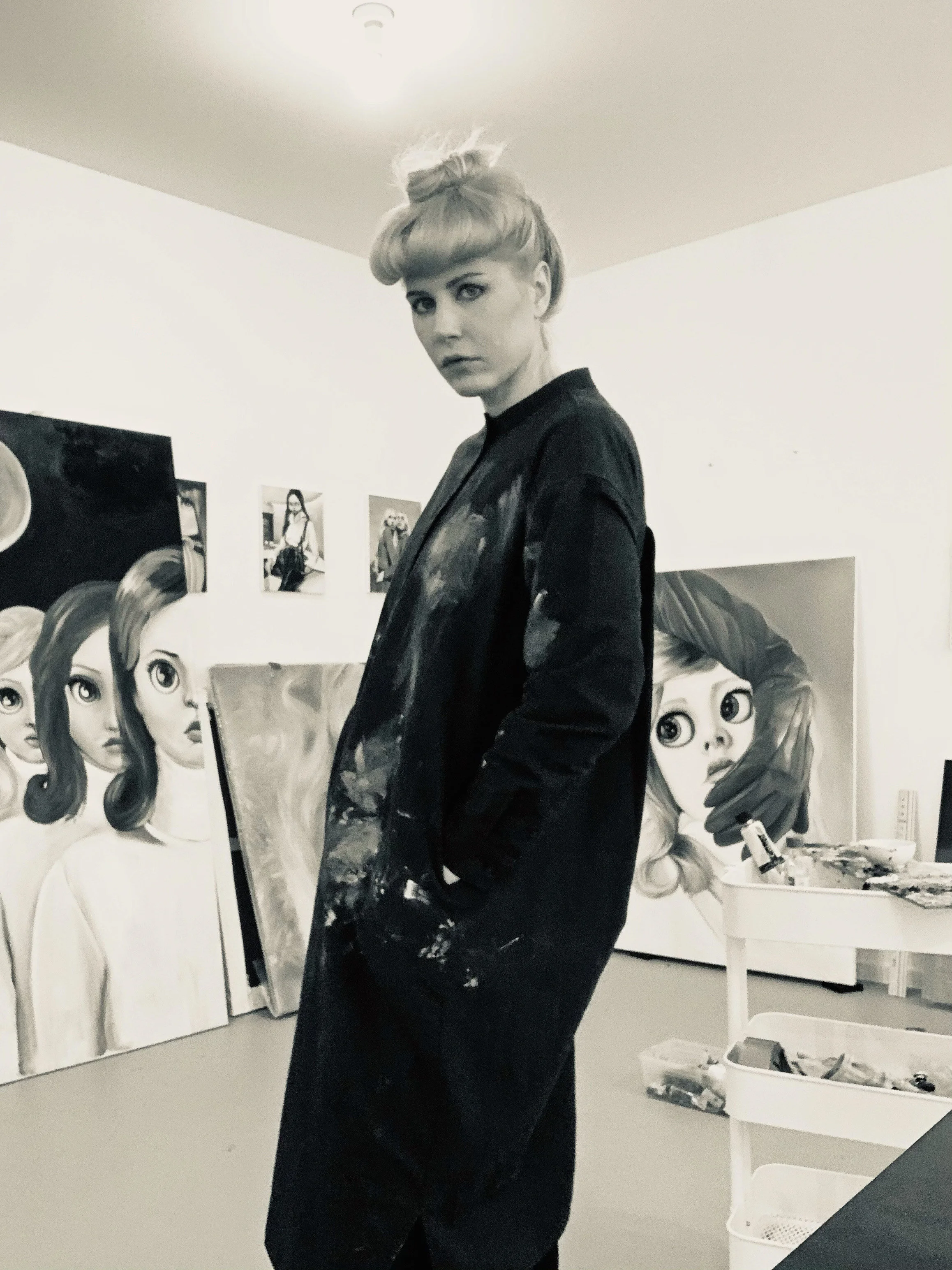 Charlie Stein in ihrem Studio in Berlin.