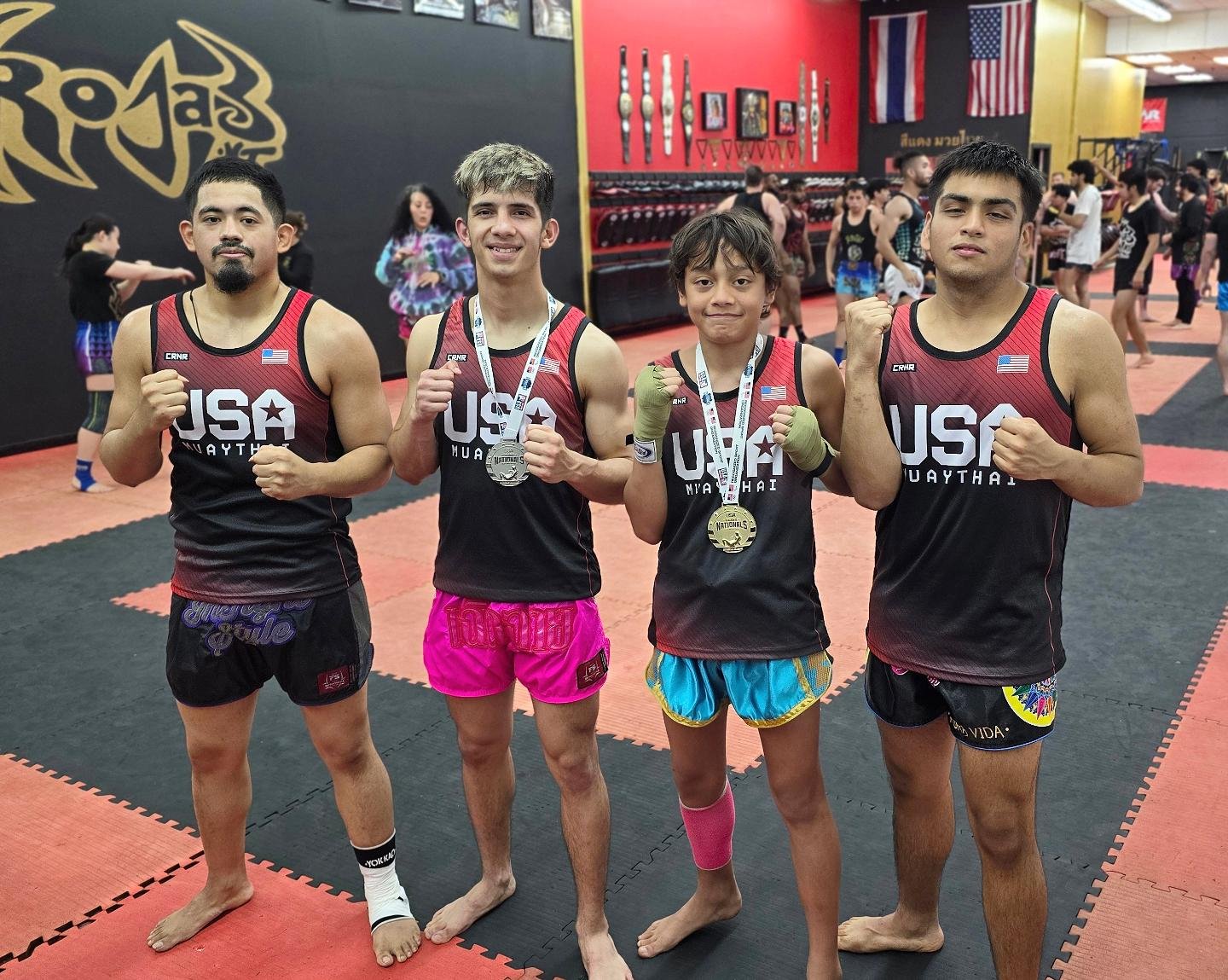 Please join me in extending our heartfelt congratulations to Carlos and Kaleo on their recent achievements, as well as to Noe and Alejandro for their triumphant debut at the prestigious @usamuaythai Grand Nationals tournament. It was truly inspiring 