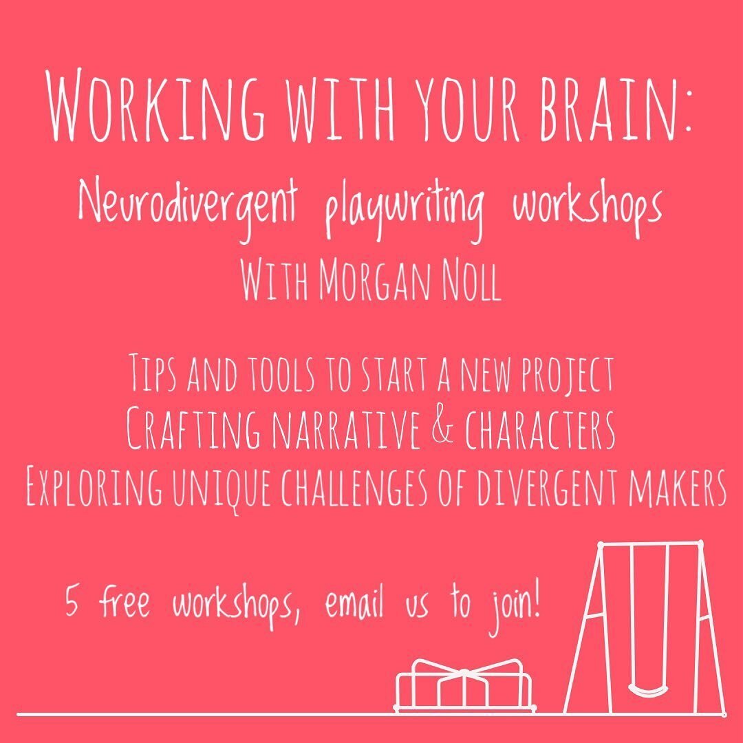 🌟INTRODUCING🌟 our new workshop series with Morgan Noll to teach you how to be gentle with the neurodivergent brain, and how best to use your differences to create stories that work for you. Email us to join by next Monday June 29. For a full breakd