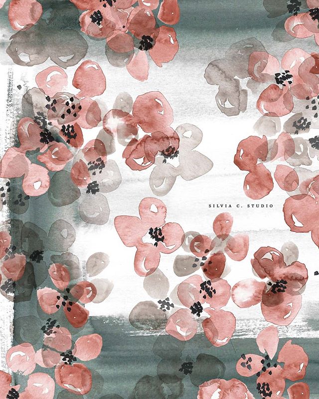 Sakura🌸 
#sakura #studio #watercolour #prints #designstudio #handmade #barcelona #estampados #surfacedesign #exclusive #watercolor #floralwatercolor #printsandpatterns #japan #flowers #spring