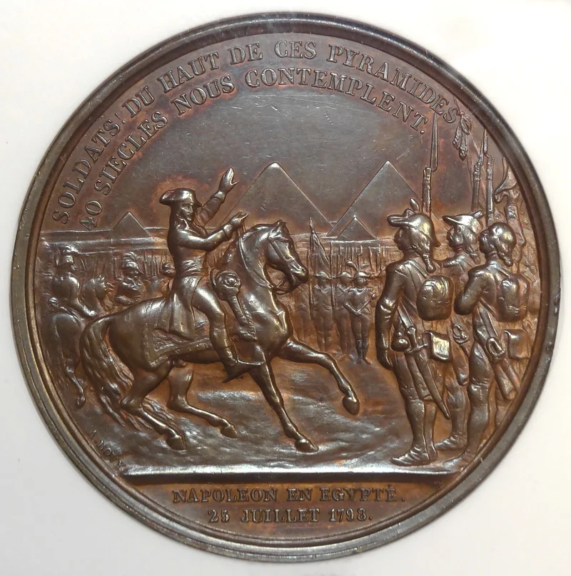 Napoleon in Egypt, 1840 Paris Restrike, Choice Uncirculated