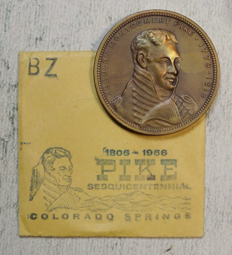 HK338, Pike's Peak Centennial, With Original Envelope