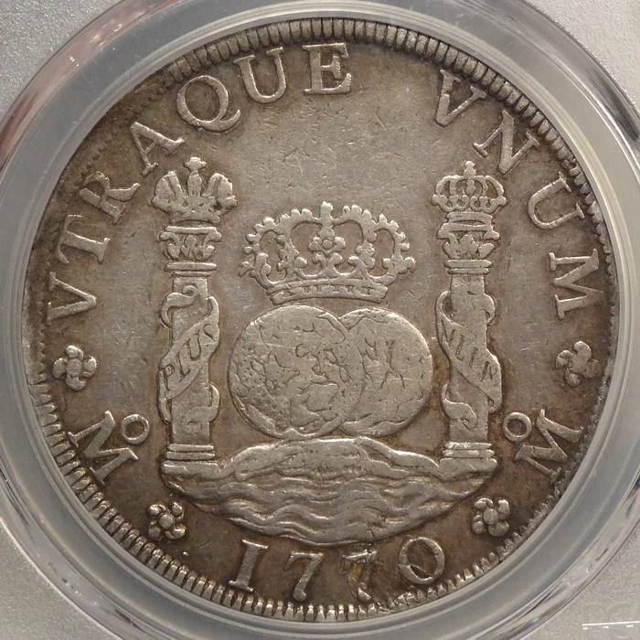 Spanish Colonial Mexico 1770 8 Reales, Scarce 1770/60 Overdate