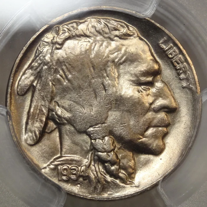 1934-D Buffalo Nickel, Gem BU, PCGS MS-65