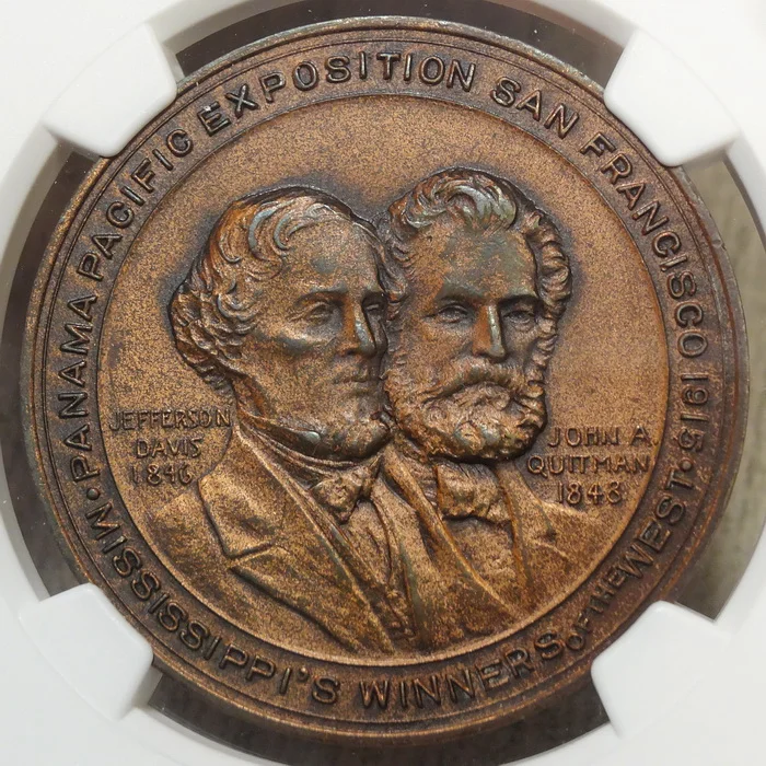 HK-408, Mississippi State Fund Dollar, NGC MS-63, Very Scarce