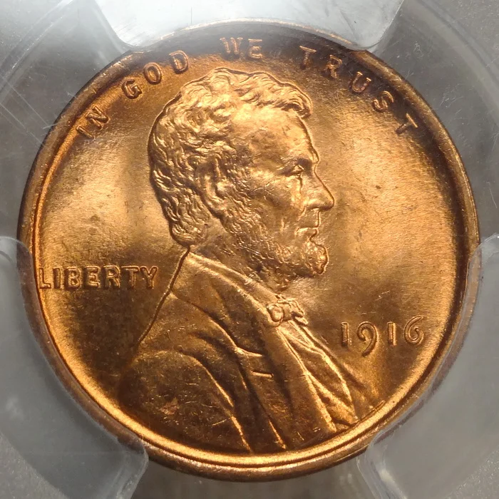 1916 Lincoln Cent, PCGS MS-65, Bright, Flashy Gem BU