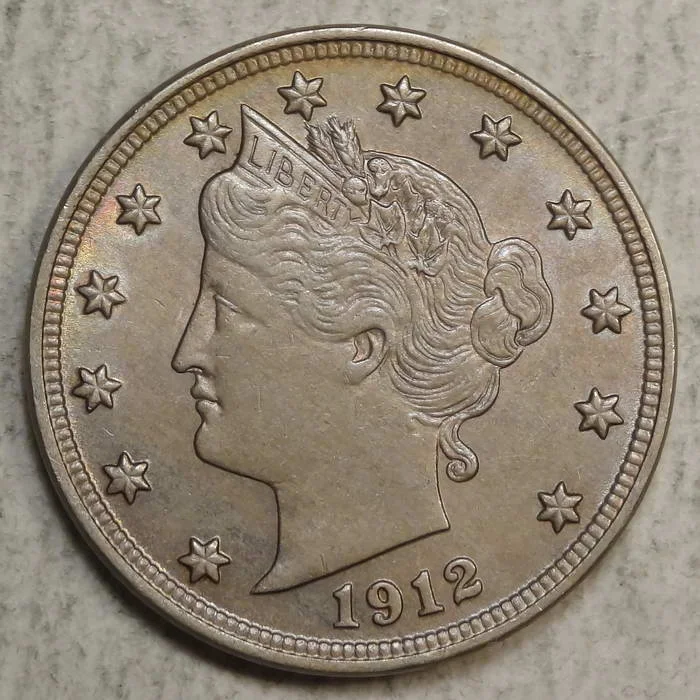 1912-D Liberty Nickel, Choice Original Coin, Nice Color