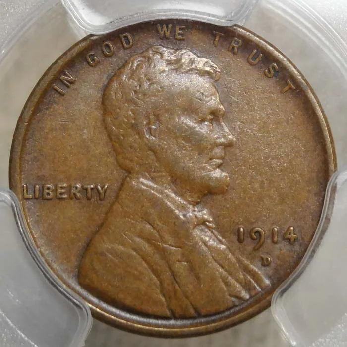 1914-D Lincoln Cent, PCGS/CAC XF-45