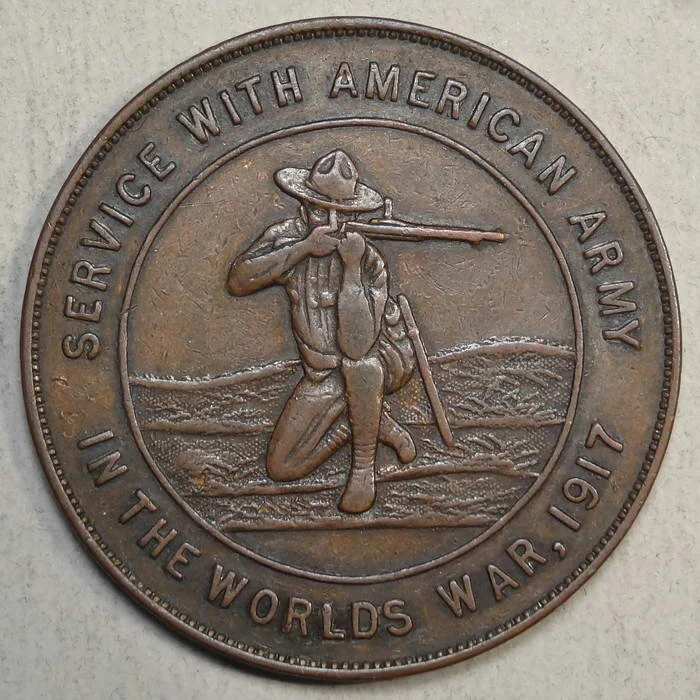 HK-892, First World War Good Luck Medal, Type 1, Problem Free EF