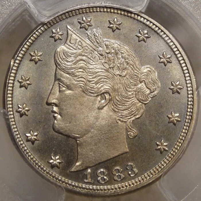 1883 No Cent Liberty Nickel, PCGS Proof 65