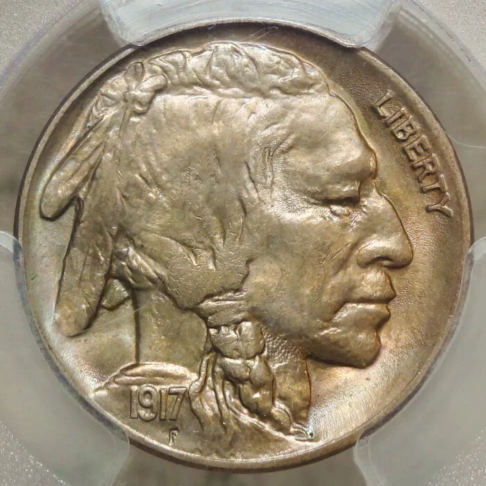 1917 Buffalo Nickel, Choice Uncirculated, PCGS/CAC MS-64