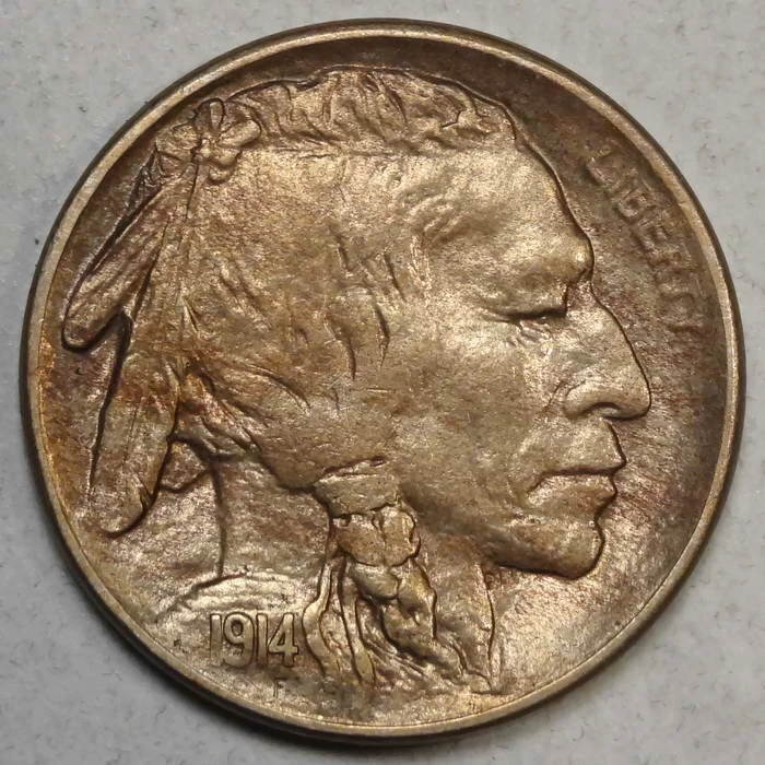 1914-S Buffalo Nickel, Uncirculated