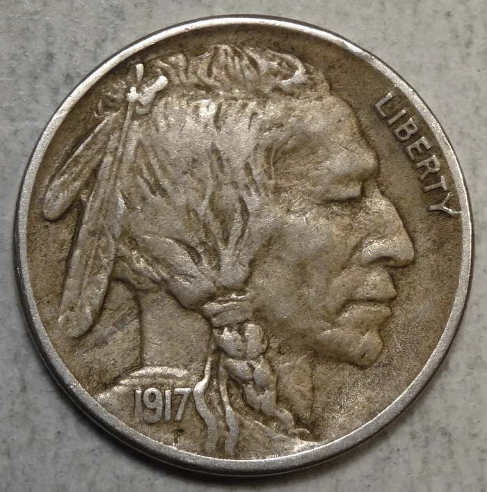 1917-S Buffalo Nickel, Choice Extremely Fine, Original