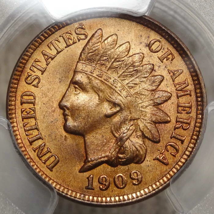 1909 Indian Cent, Choice Uncirculated, PCGS MS-64RD