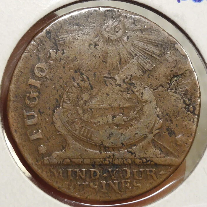 1787 Fugio Cent, Very Good Details, Newman-15Y