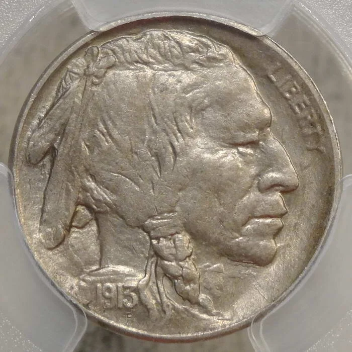 1913-S Type 2 Buffalo Nickel, PCGS AU-58