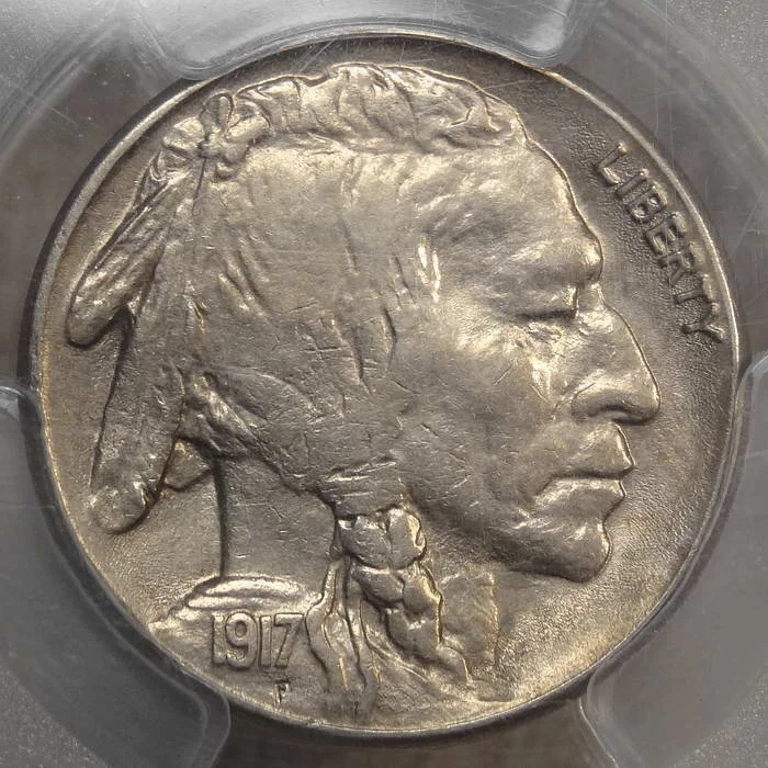 1917-S Buffalo Nickel, Choice Almost Uncirculated, PCGS AU-55