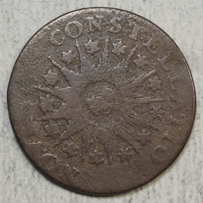 1785 Nova Constellatio, Early Federal Issue, Rough but Genuine