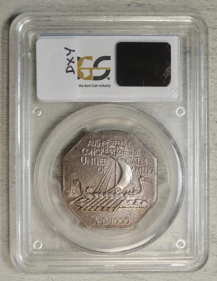 1925 Norse American Centennial, Thick Planchet, PCGS/CAC MS-64