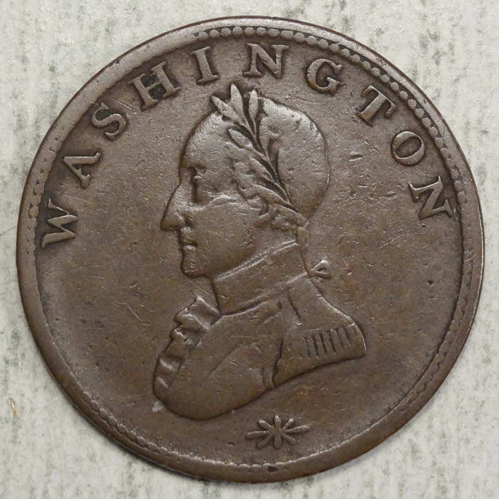 1783 Washington Double Head "Cent", Original Problem Free Very Fine