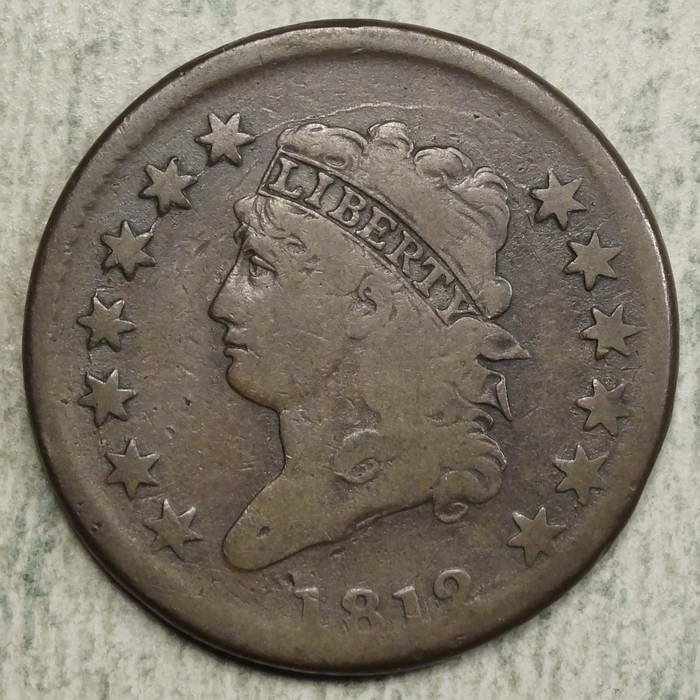 1812 Classic Head Large Cent, Good+