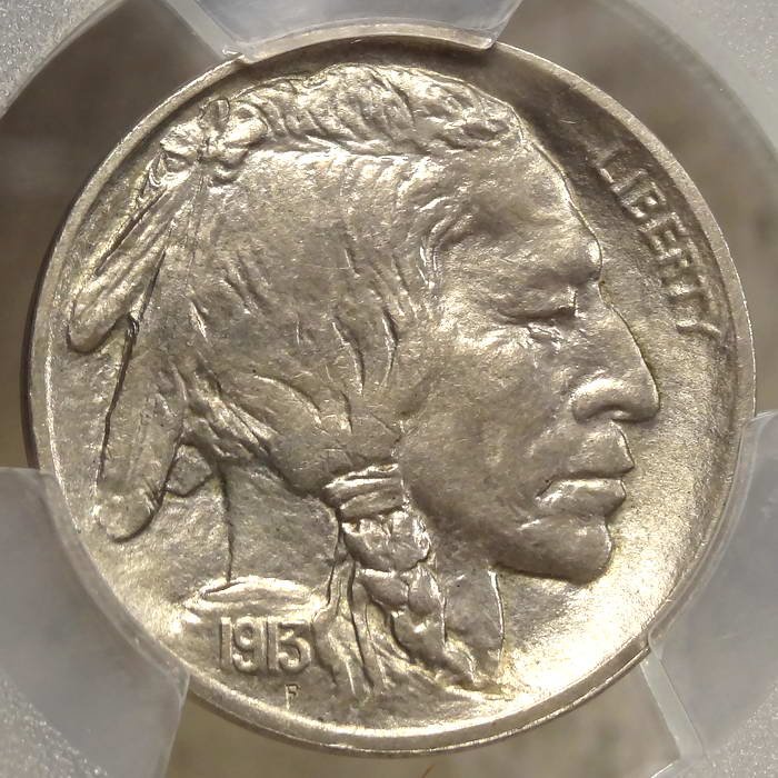 1913-S Buffalo Nickel, Type 2, Choice Uncirculated PCGS/CAC MS-64, Key Date