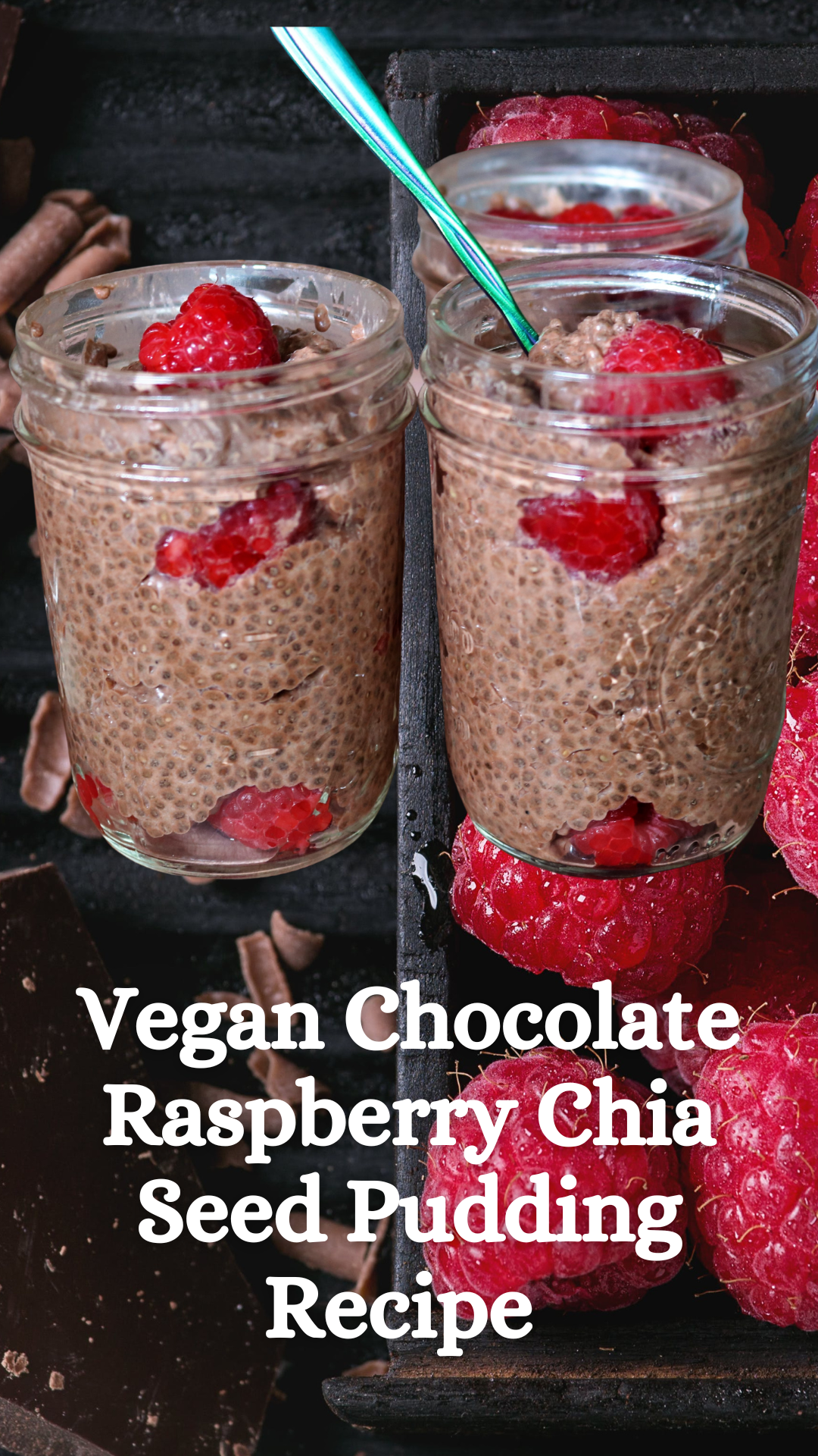 Vegan Chocolate Raspberry Chia Seed Pudding Recipe