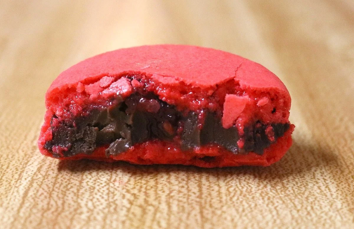 French Macaron Baking Adventures, Part 16: Chocolate &amp; Raspberry Macarons 