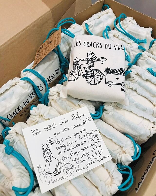 Pour les d&eacute;butants et les cracks du vrac, nous avons de magnifiques sacs &agrave; vrac illustr&eacute;s en coton bio ♻️
Faites vos achats en vrac avec humour☺️
Chaque geste compte🌎

#sacavrac #vrac #zerodechet #zerowaste #epicerievrac #epicer