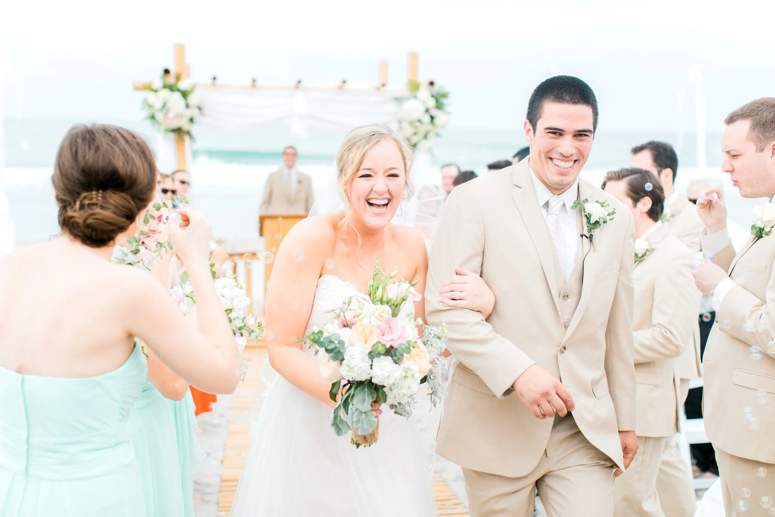 Surf City Beach Wedding