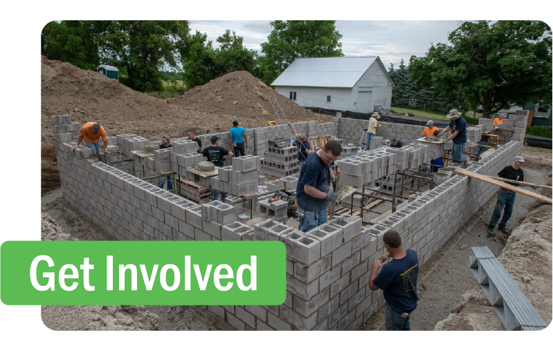 Volunteers are the heart and backbone of Livingston County Habitat for Humanity. Year after year, they dedicate countless hours to ensure families have safe, affordable, and decent homes of their own. We couldn’t do any of this without them!