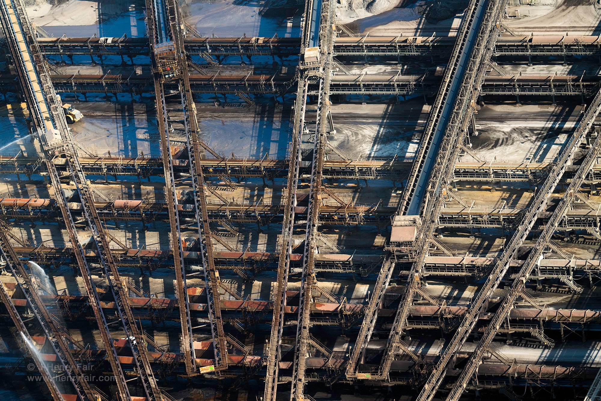  Conveyors at brown coal mine 