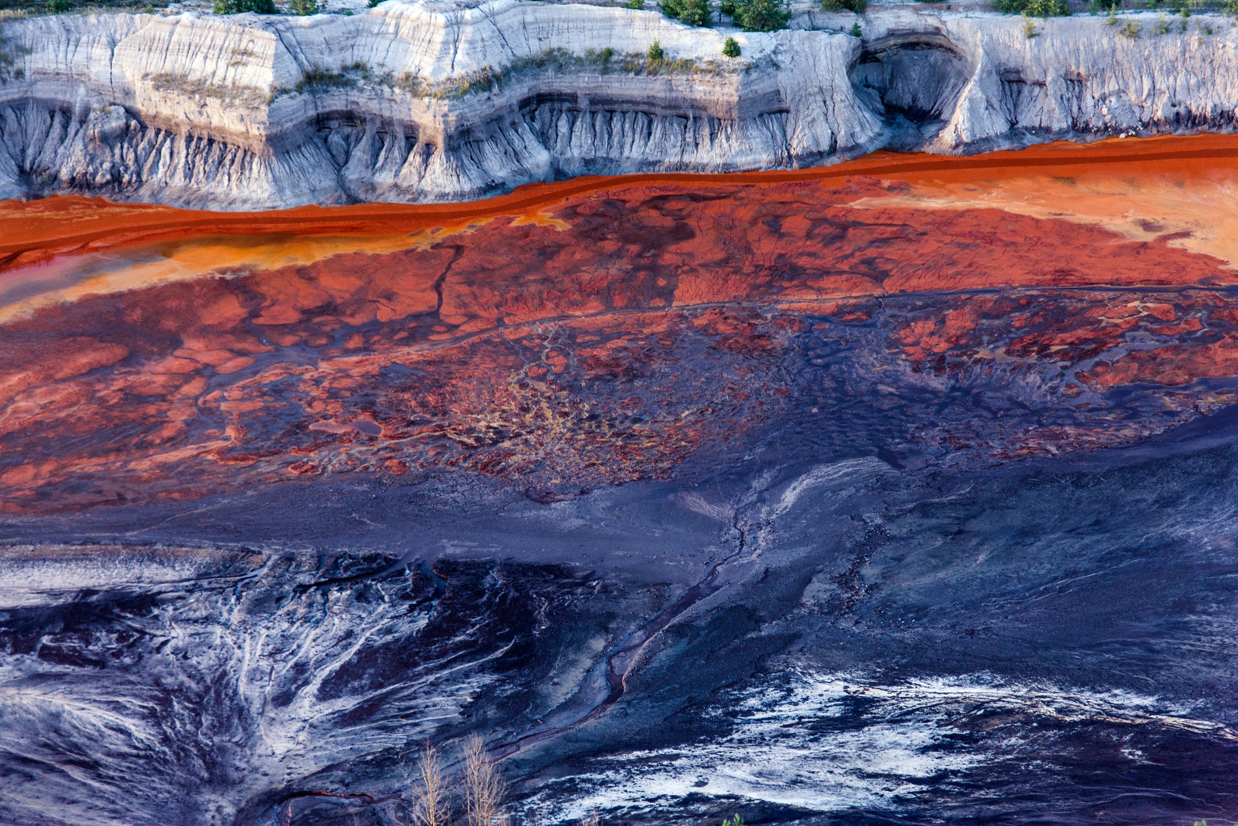  Waste pond near brown coal fired electricity generating station 