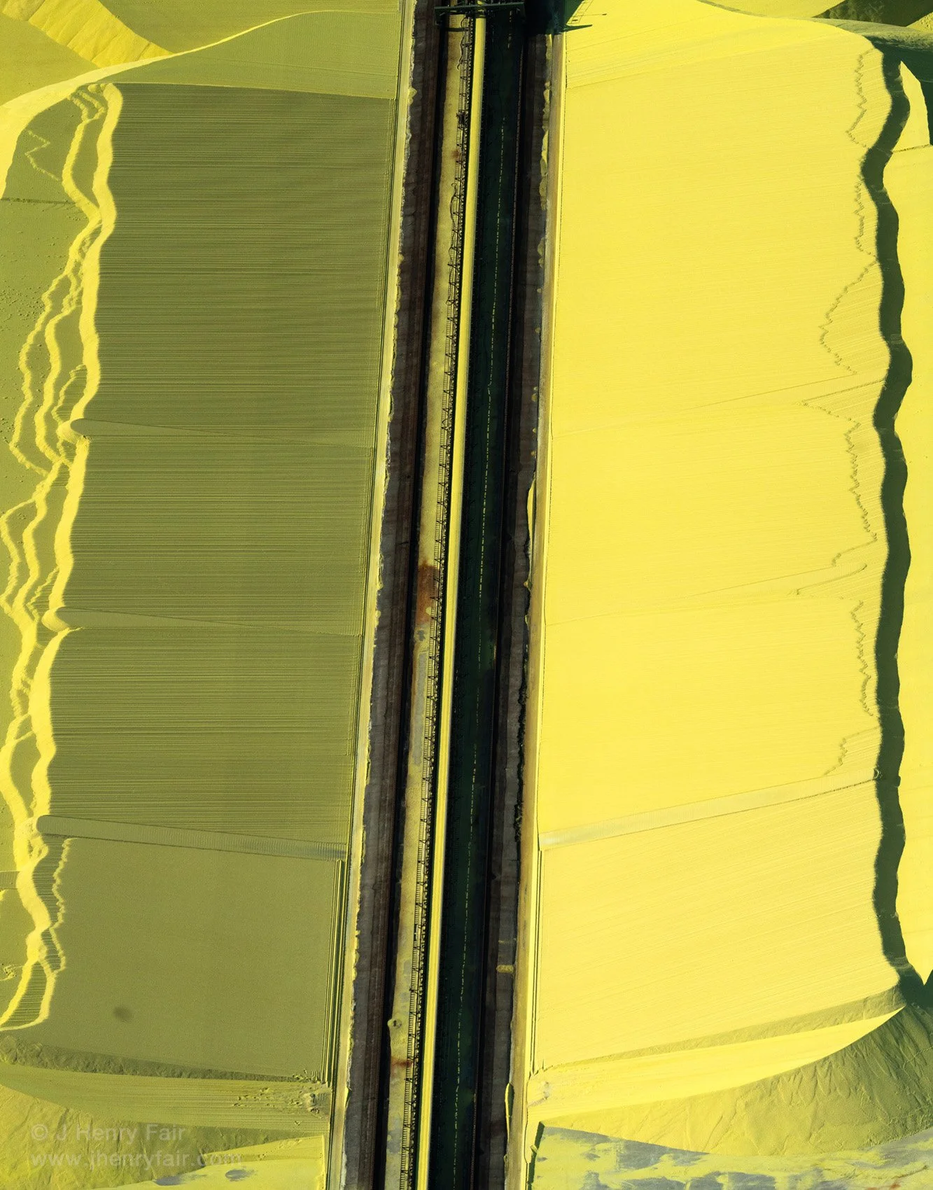 What could be more yellow than sunlight on sulphur?
As such, the color is hard to get right, especially when one considers color profiles, different platforms, different hardware.
Sulphur, being a vital basic element was a precious mineral to be soug