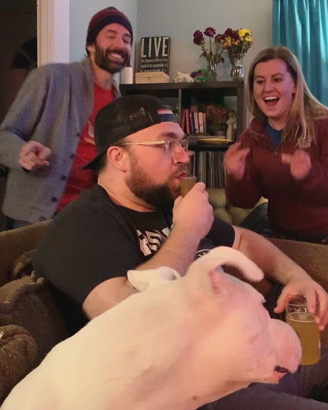 Let&rsquo;s all wish our drummer Colin a Happy Birthday! Bdays in quarantine are kind of a bummer, but we hope he felt loved with this Bad Birthday shot from his lady, @lythomas55 and fun with @mdugan10 . Go listen to Bad Birthday on Spotify and join